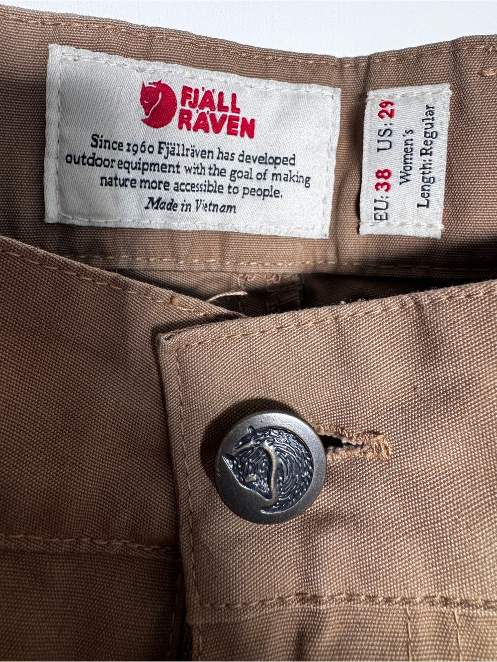 Fjallraven women’s vidda pro trouser regular size US 29 EU 38 - Picture 5 of 11